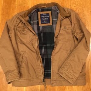 American Eagle  Mens Med Flannel-Lined Jacket